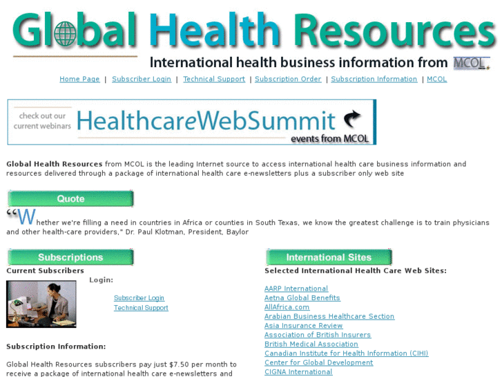 www.globalhealthresources.com