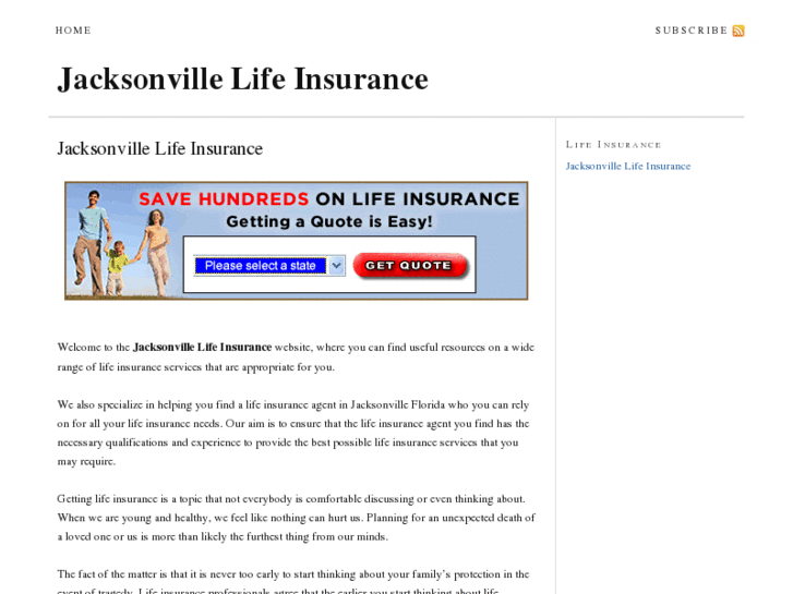 www.jacksonvillelifeinsurance.org