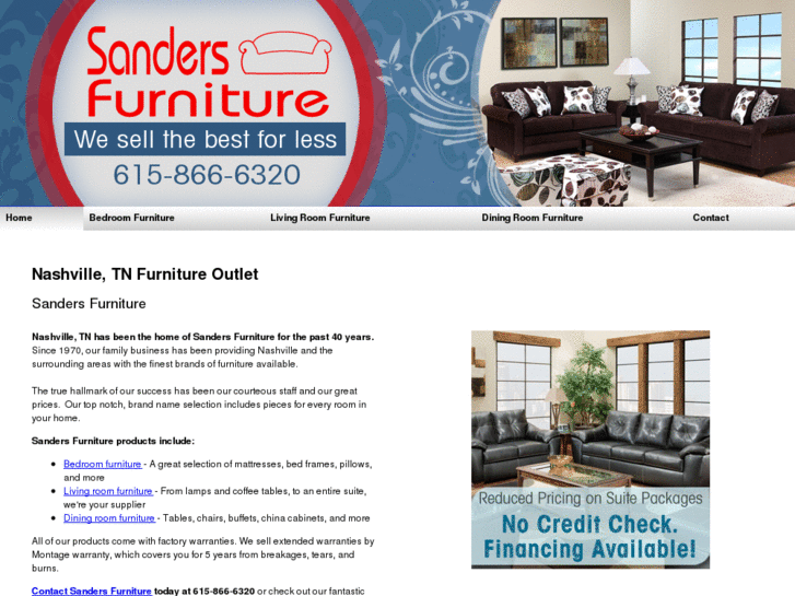 www.sandersfurniturenashville.com