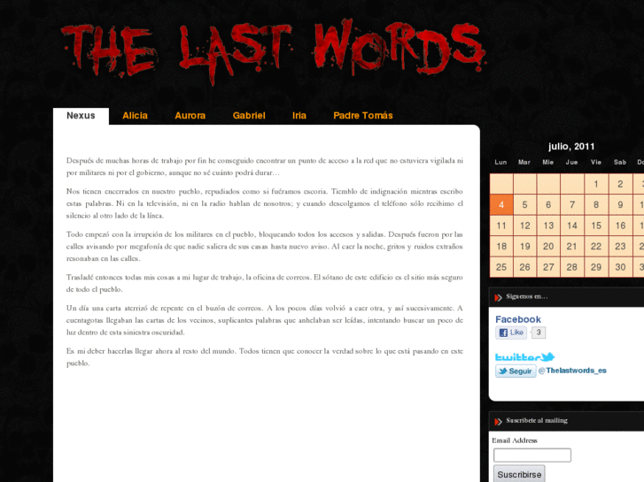 www.thelastwords.es