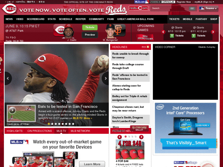 www.cincinnatireds.biz