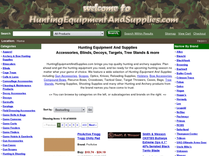 www.huntingequipmentandsupplies.com