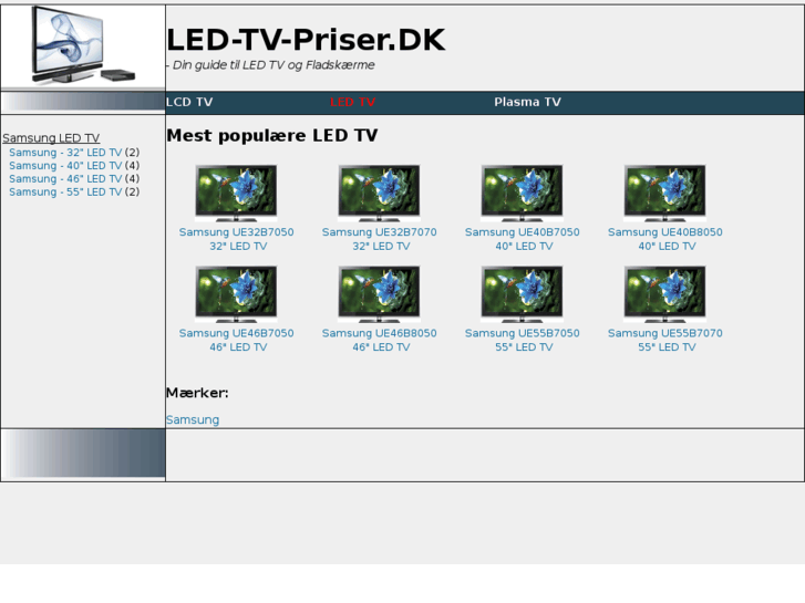 www.led-tv-priser.dk