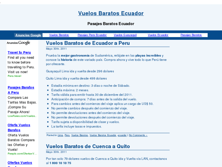 www.vuelosbaratosecuador.com