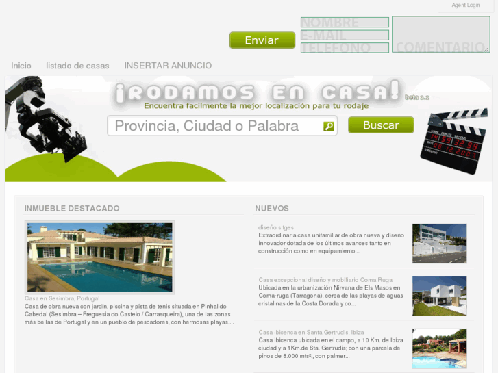 www.casaspararodajes.com