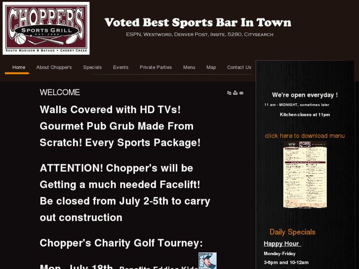 www.chopperssportsgrill.com