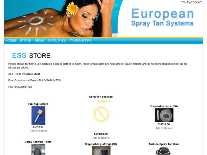 www.europeanspraytansystems.de