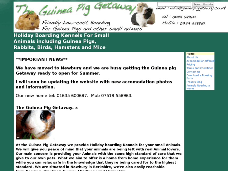 www.guineapiggetaway.com