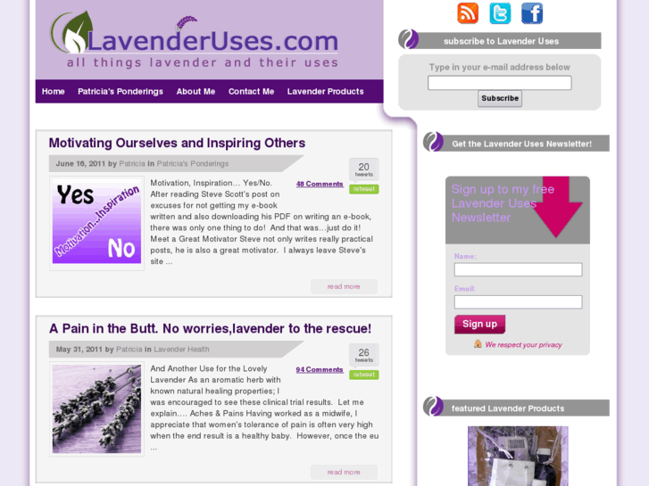 www.lavenderuses.com