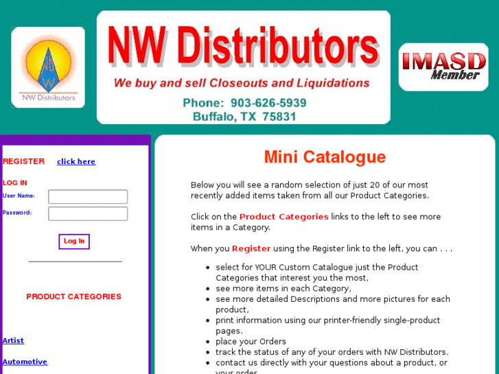 www.nw-distributors.com