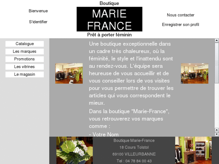 www.boutique-marie-france.com