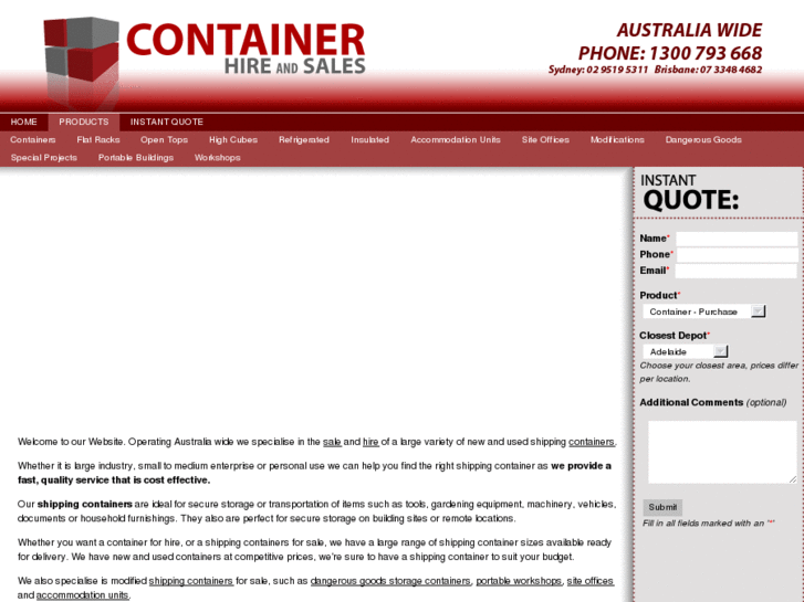 www.containerhireandsales.com