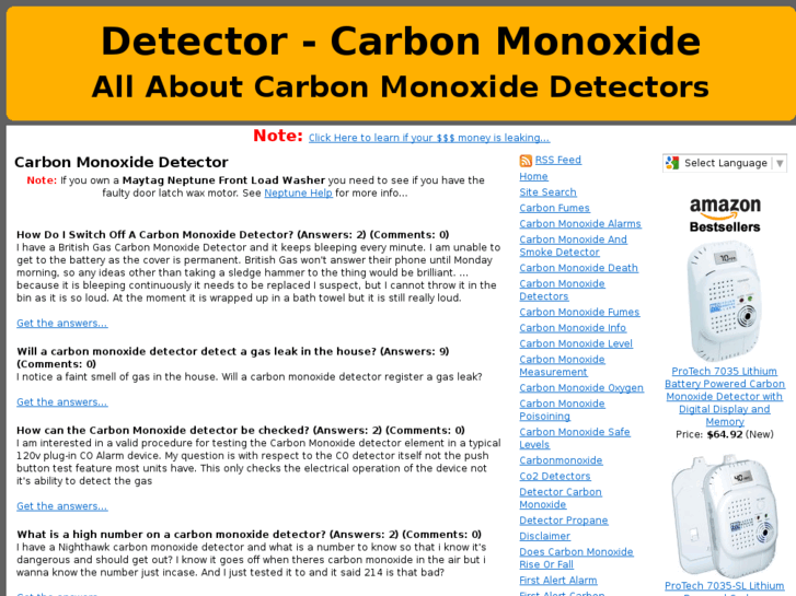 www.detectorcarbonmonoxide.com