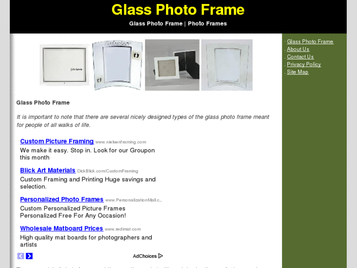 www.glassphotoframe.net