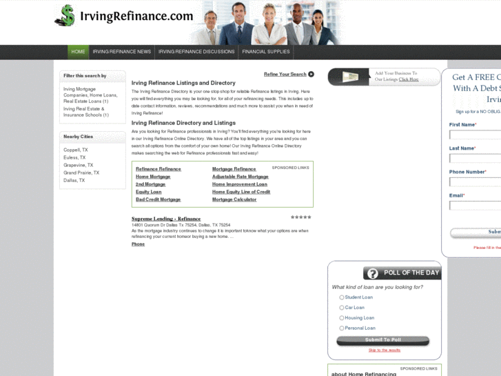 www.irvingrefinance.com