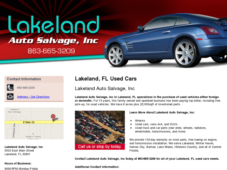 www.lakelandautosalvage.net