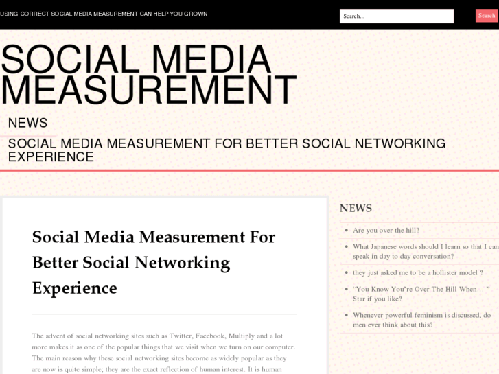 www.social-media-measurement.net