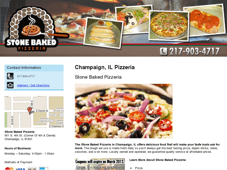 www.stonebakedpizzeriail.net