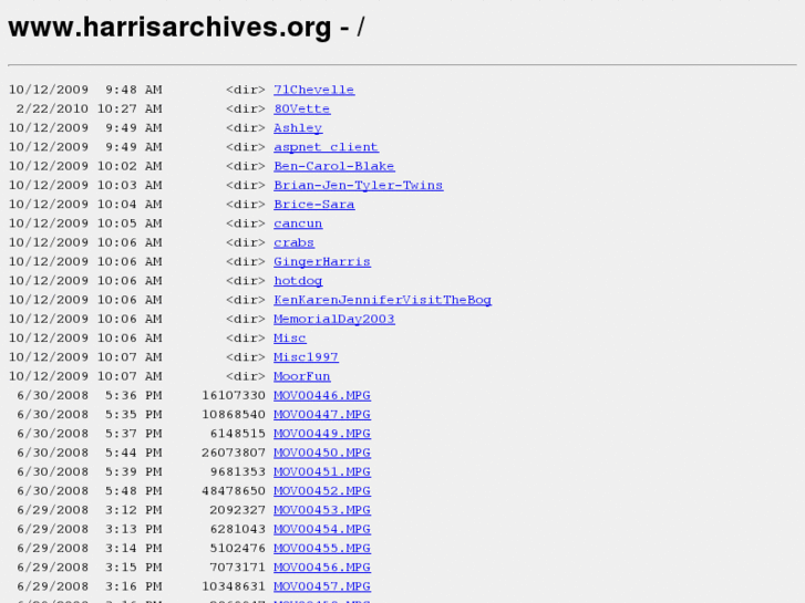 www.harrisarchives.org