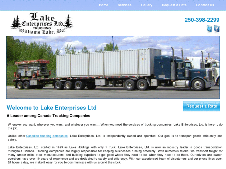 www.lakeenterprisestrucking.com