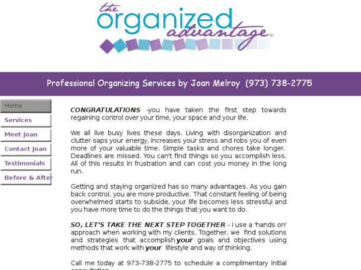 www.theorganizedadvantage.com