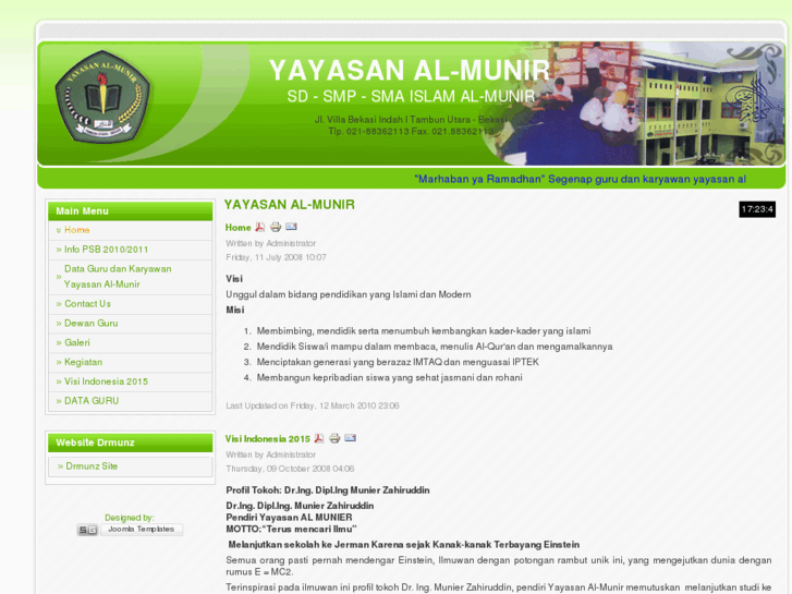 www.yayasan-almunir.org