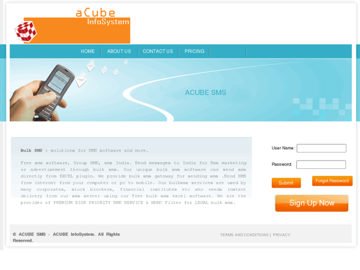 www.acubesms.com