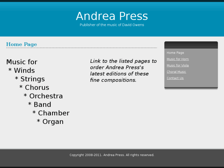 www.andreapress.com