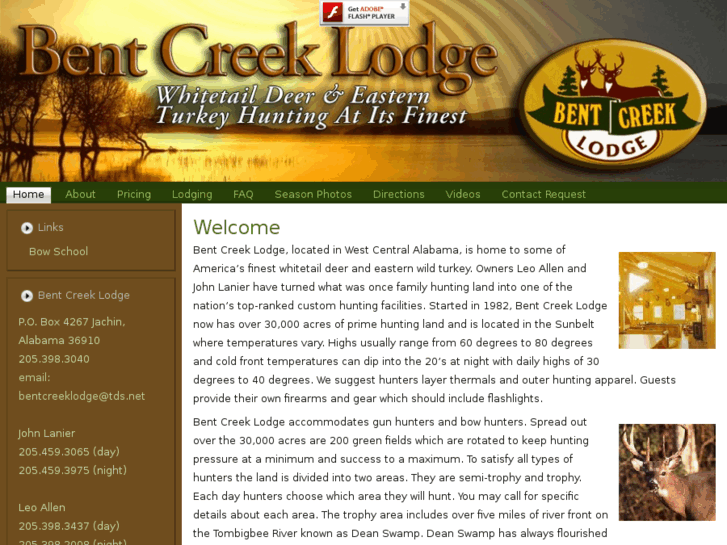 www.bentcreeklodge.com