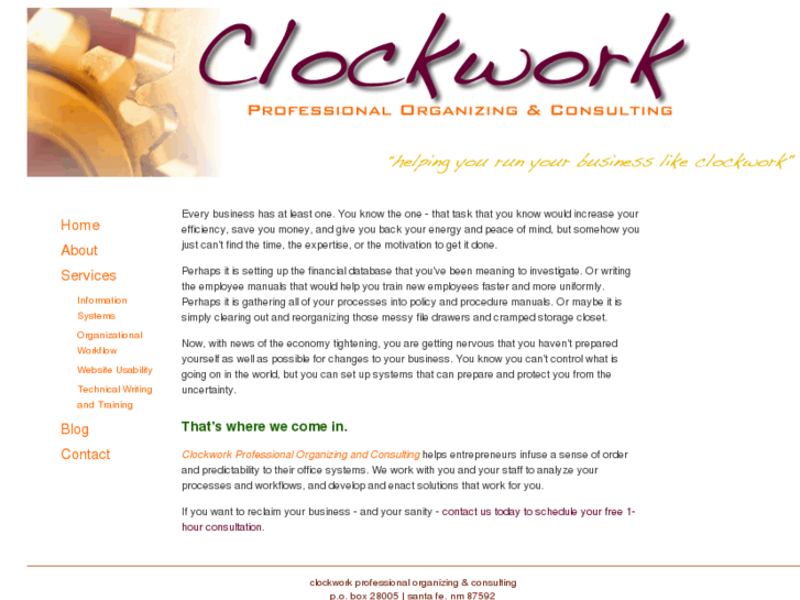 www.clockworkproorganizing.com