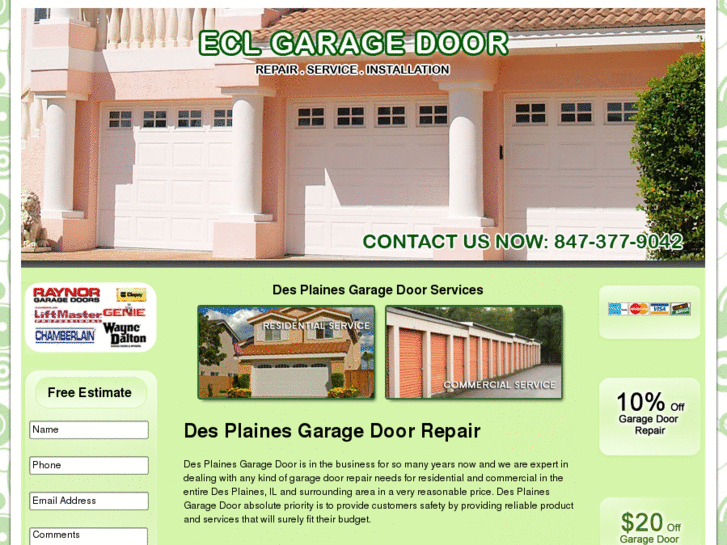 www.desplainesgaragedoor.com