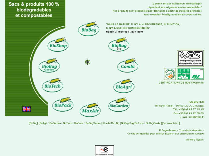 www.icsbiotec-produits-biodegradables.com