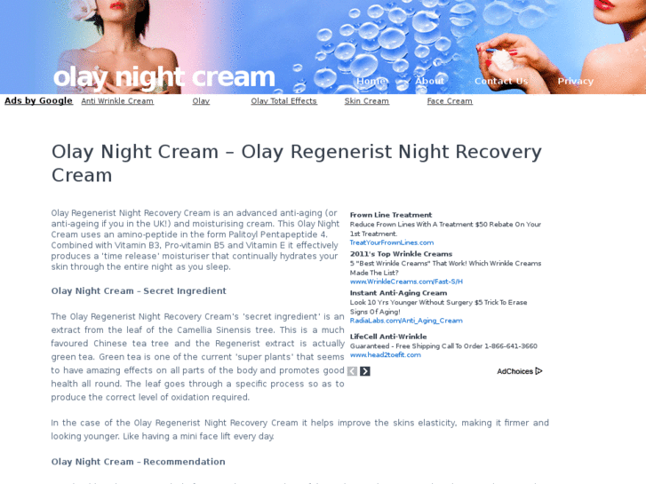 www.olaynightcream.com