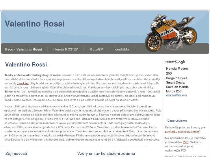 www.valentinorossi.cz