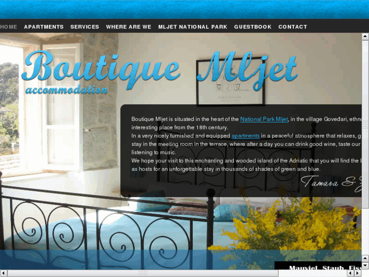 www.boutiqueaccommodationmljet.com