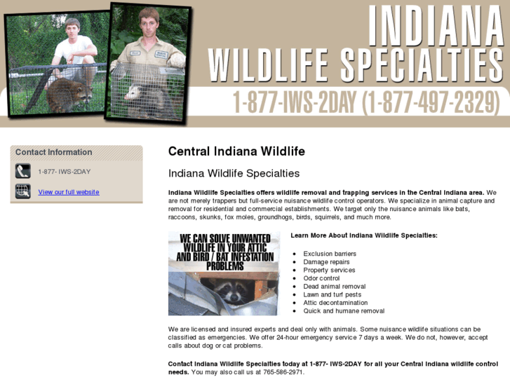 www.indianawildlifespecialties.net