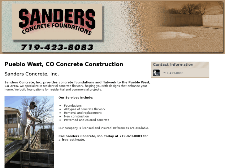 www.sandersconcreteinc.com