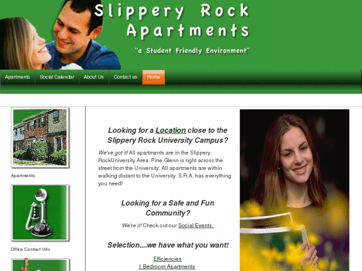 www.slipperyrockapartments.com