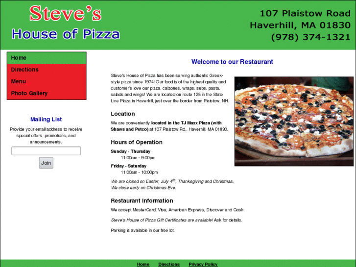 www.steveshouseofpizza.com