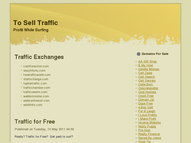 www.toselltraffic.com