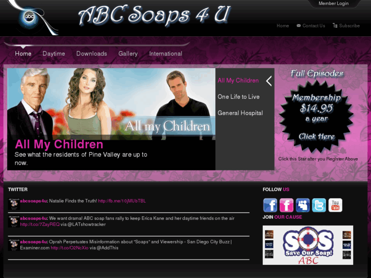 www.abcsoaps4u.com