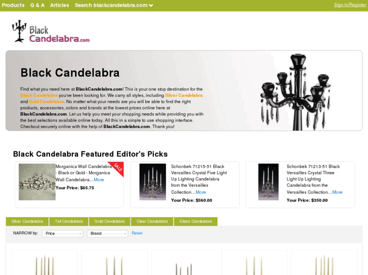 www.blackcandelabra.com