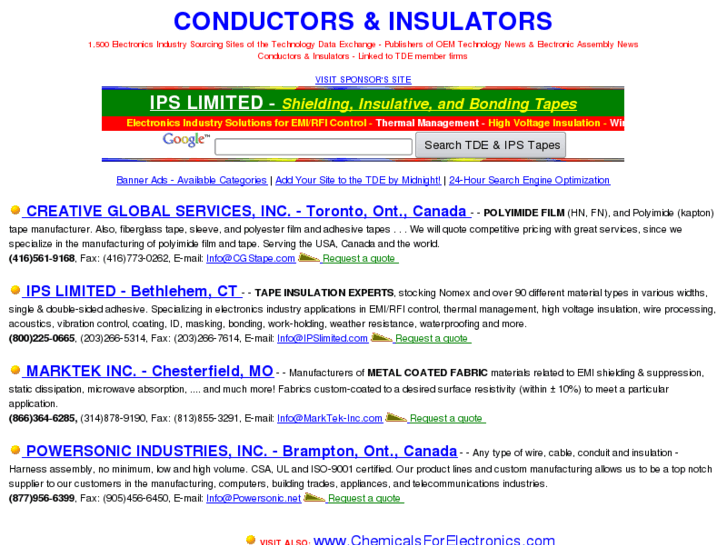 www.conductorsandinsulators.com