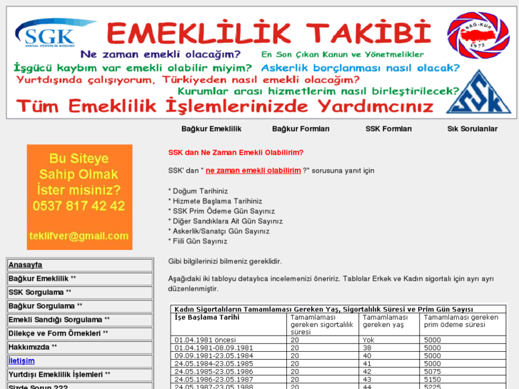 www.emekliliktakibi.com