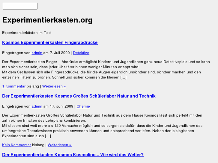 www.experimentierkasten.org