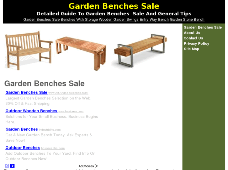 www.gardenbenchessale.com