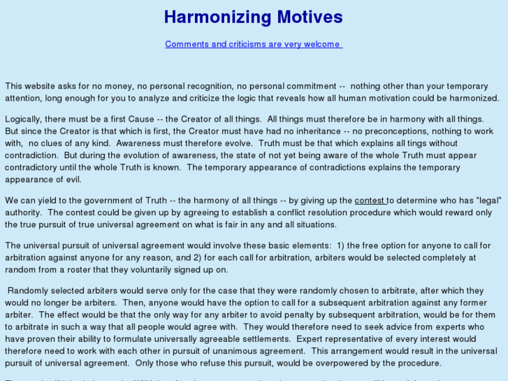 www.harmonizing-motives.com