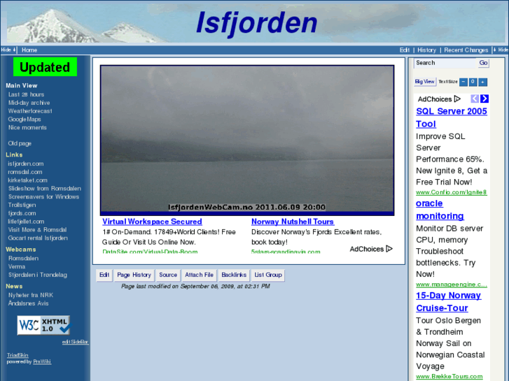 www.isfjordenwebcam.no