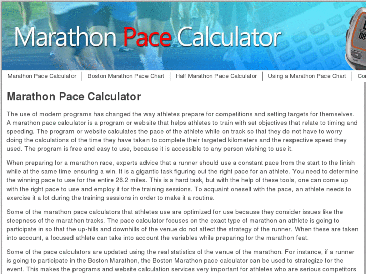 www.marathonpacecalculator.com