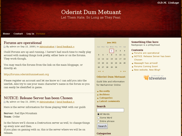www.oderintdummetuant.org